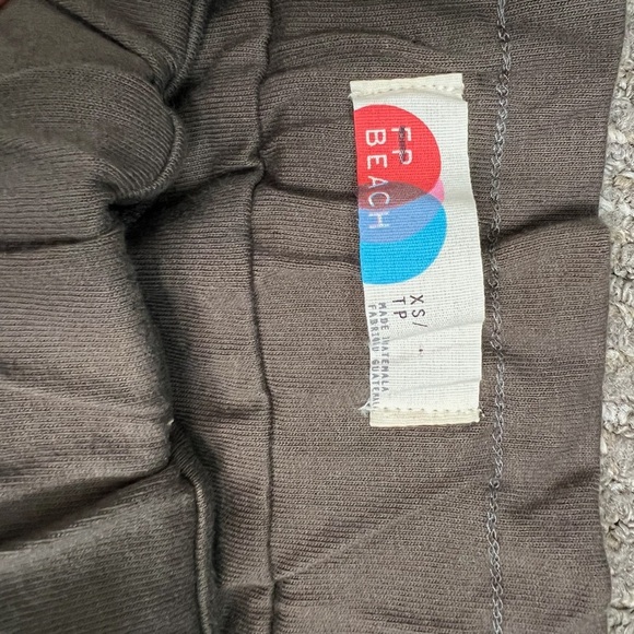 Free People free-est Palma Pants Pewter Green 100% Cotton Size XS - Picture 5 of 6